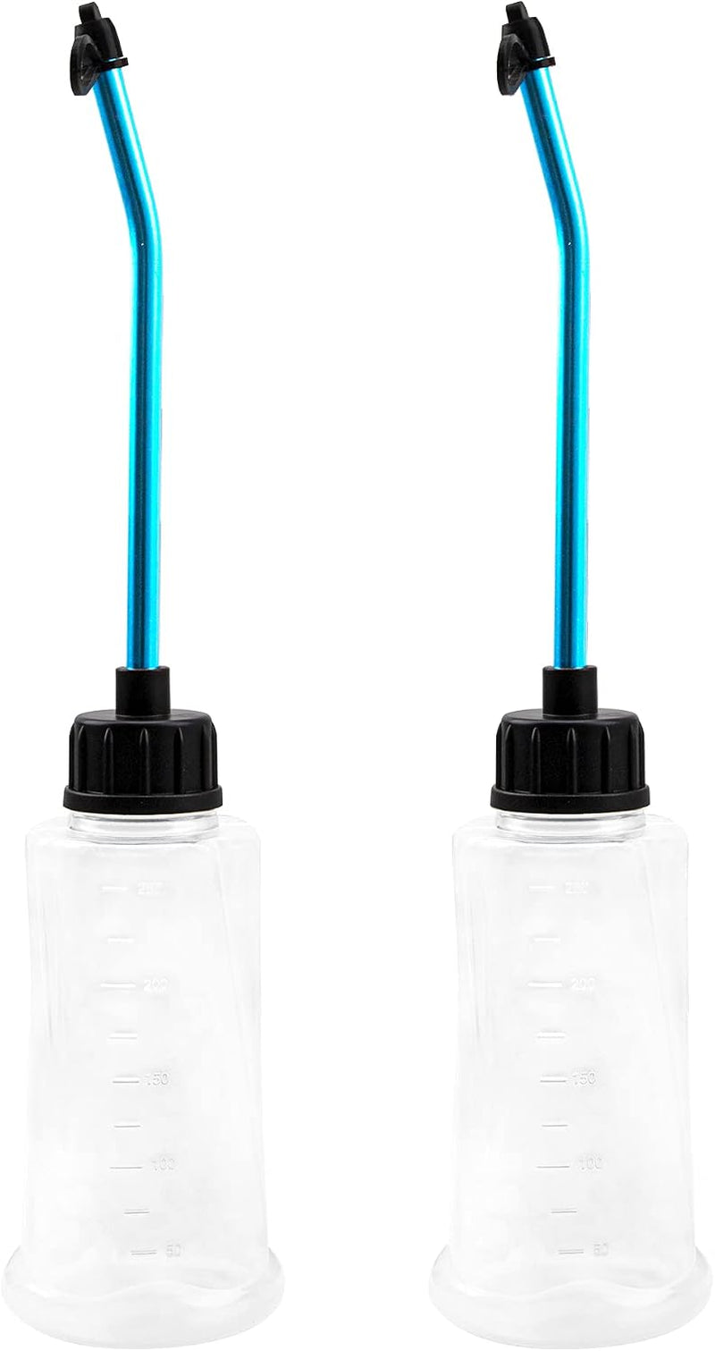 2Pack Universal RC Fuel Tank Oil Bottle 250Cc Refill Bottle Compatible with 1/8 1/10 Traxxas Redcat HSP HPI Nitro Power RC Car Truck Buggy