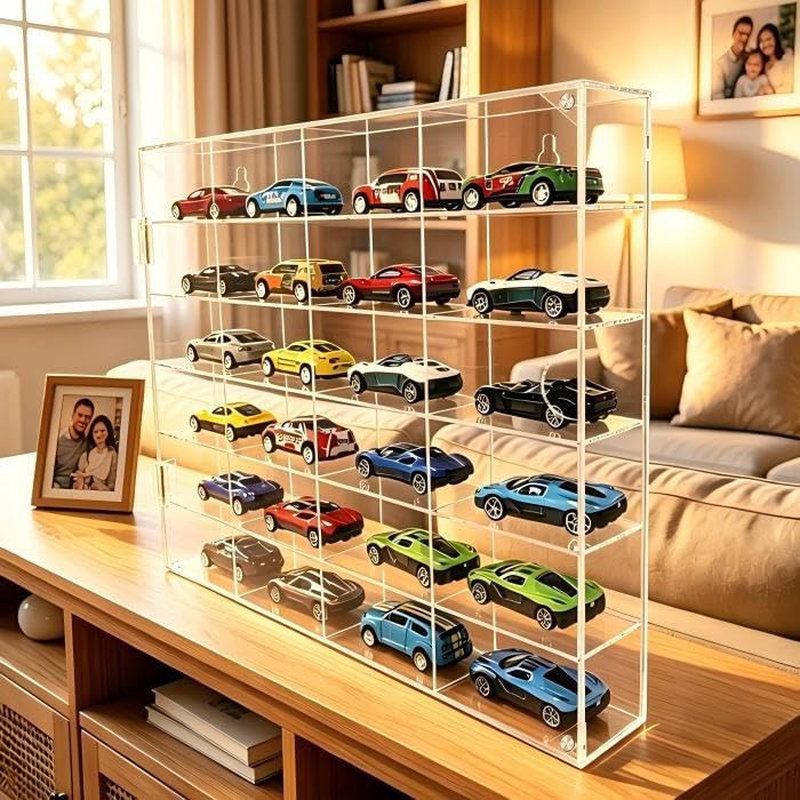 Acrylic Display Case for Hot Wheels Storage 1/64 Scale