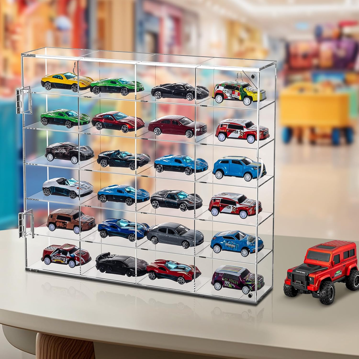Acrylic Display Case for Hot Wheels Storage 1/64 Scale