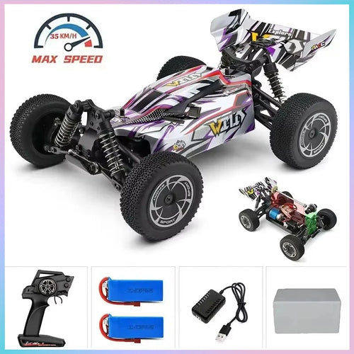 1/12 124017 Wltoys -V8  2.4G Racing RC Cars 4WD Brushless Motor 75Km/H High Speed Remote Control Off-road Drift Toys For Aduit
