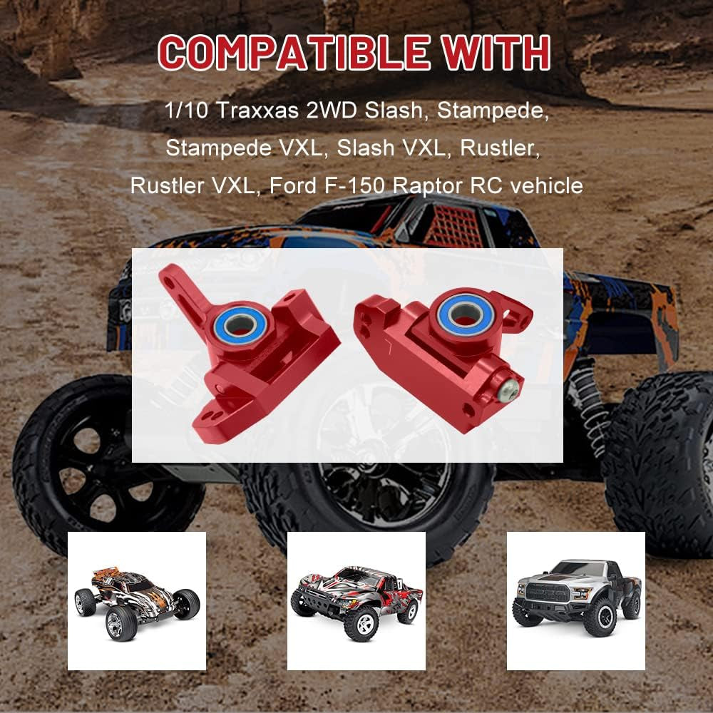OGRC Caster Block Steering Blocks, Stub Axle Carriers for 1/10 Slash 2WD