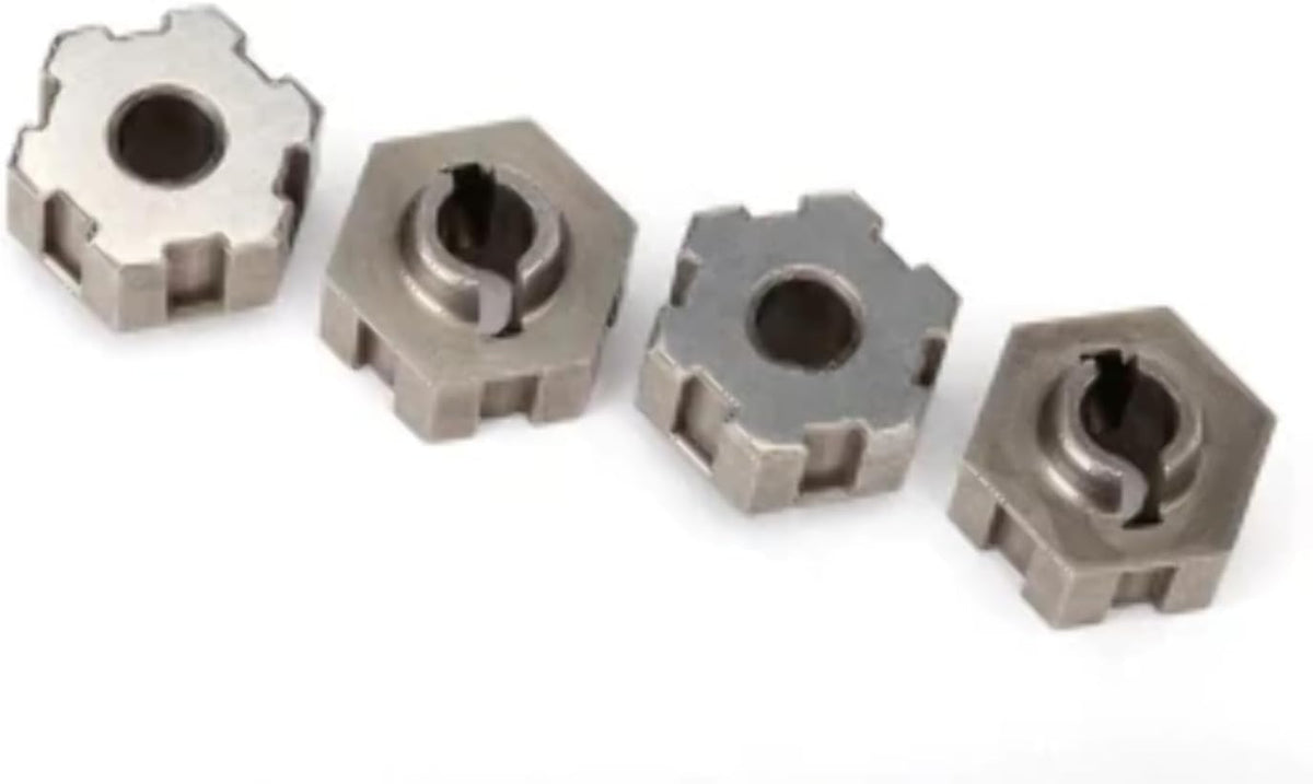 8568 Steel Wheel Hex Hubs, Gray